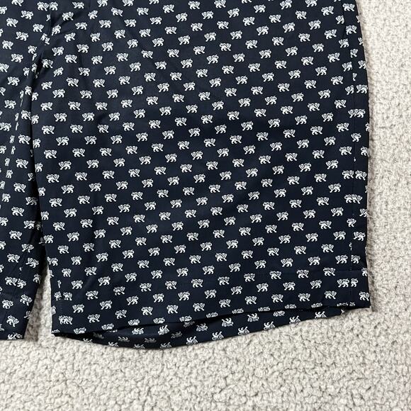 RLX Ralph Lauren Shorts Mens 36 Blue All Over Print Chino Performance Golf - Picture 8 of 13
